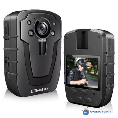 CAMMHD C8-64GB 1296P Body Cam 12 horas portátil de audio y vídeo Bodycam 170°